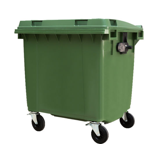 İki tekerlekli çöp konteynerleri,Dört tekerlekli çöp konteynerleri